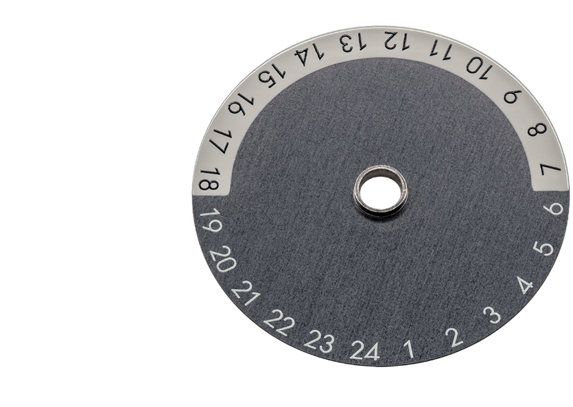 Rubattel & Weyermann - disque quantième